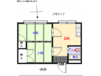 シングルの方にオススメ！２Ｋの間取りなので、趣味のお部屋も持てます。