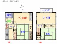 広駅から徒歩11分、通勤・通学にも便利。日当たり良好な一戸建て