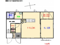 使いやすいチョット広めの１ＬＤＫ！浴室乾燥機で雨の日も楽々お洗濯♪ウォークインクローゼット…